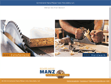Tablet Screenshot of holz-manufaktur.net